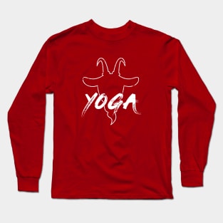 Goat Yoga Workout Gift Long Sleeve T-Shirt